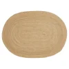 FEZ Tapis|Textile·Tapis|Tapis bohème en jute tressée - forme ovale, déco naturelle