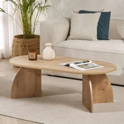 FEZ Tapis|Textile·Tapis|Tapis bohème en jute tressée - forme ovale, déco naturelle