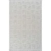ISTANBUL Tapis|Textile·Tapis|Tapis de salon gris – motif carré, 120x180 cm