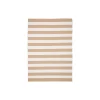 MENDOZA Tapis|Textile·Tapis|Tapis d'extérieur écoresponsable - rayures beige/blanc