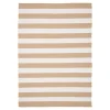MENDOZA Tapis|Textile·Tapis|Tapis d'extérieur écoresponsable - rayures beige/blanc