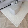 FEZ Tapis|Textile·Tapis|Tapis en laine blanc crème tufté main à motifs contemporains 200x300 cm