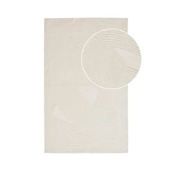 FEZ Tapis|Textile·Tapis|Tapis en laine blanc crème tufté main à motifs contemporains 200x300 cm