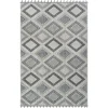 ISTANBUL Tapis|Textile·Tapis|Tapis gris contrasté – losanges, 120x180 cm