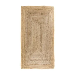 FEZ Tapis|Textile·Tapis|Tapis rond en jute tressée Ø150 cm - style bohème et nature