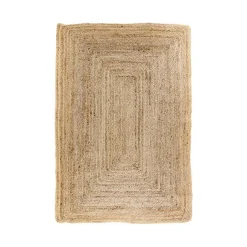 FEZ Tapis|Textile·Tapis|Tapis rond en jute tressée Ø150 cm - style bohème et nature