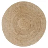 FEZ Tapis|Textile·Tapis|Tapis rond en jute tressée Ø180 cm - style bohème et nature