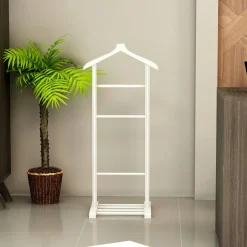 SITIA Meubles De Chambre·Valets De Chambre|Valet de chambre bois clair avec plateau vide-poches