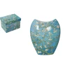 Vases|Vase bleu Amandier en fleurs Van Gogh H25 cm