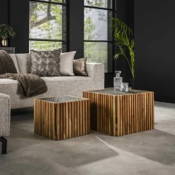 Vases|Vase corolle en céramique blanche (ensemble de 2)