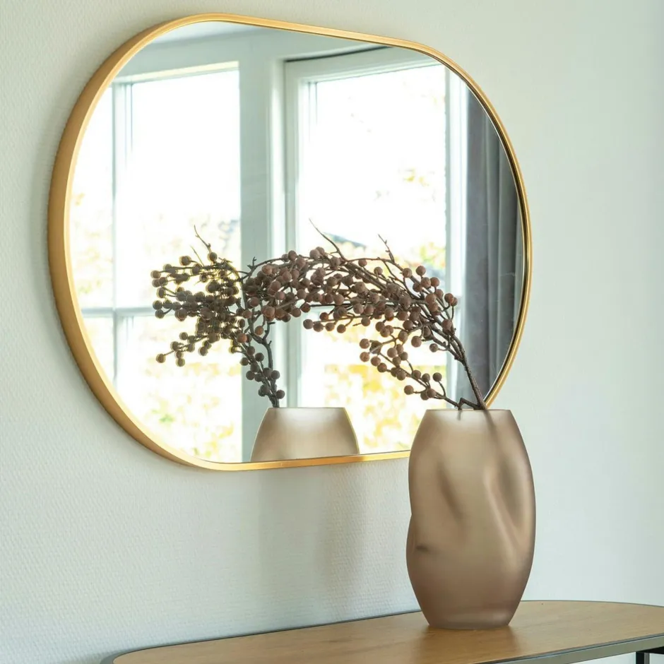 Vases|Vase vintage marron et vert